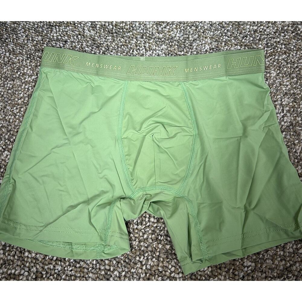 HUNK Menswear Landscapes Collection Sz Small Green Forest Trunks Underwear